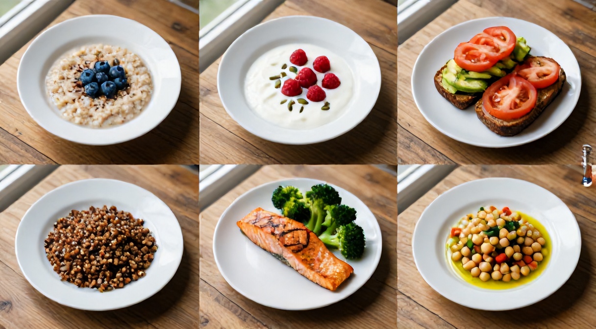 Przykładowy dzień diety obniżającej trójglicerydy — 5 posiłków 1800 kcal